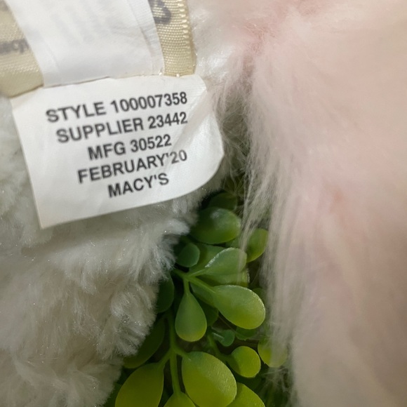 UNICORN PINK & WHITE SUPER SOFT FLUFFY PLUSH MACY’S FIRST IMPRESSIONS 11” - Picture 14 of 14
